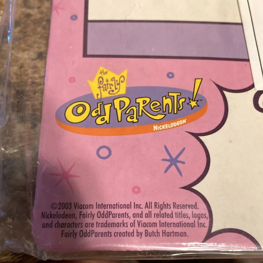 Vintage 2003 Fairly Odd Parents Magnetic Goal Chart with Marker